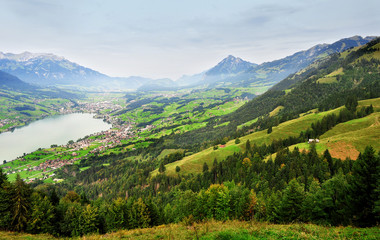 Obraz premium panorama in switzerland