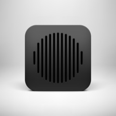 Black Technology App Icon Template