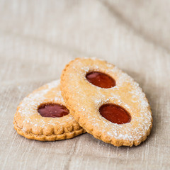 Strawberry biscuit