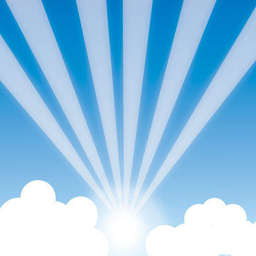 Clouds with Sunshine