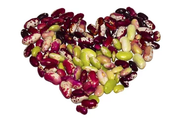 Plexiglas foto achterwand the heart of the bean © viktoriagam