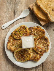 zucchini pancakes