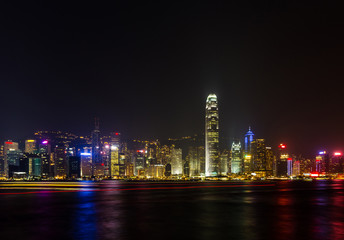 Fototapeta na wymiar Hong Kong skyline.