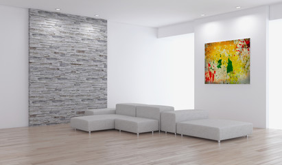 Fototapeta premium Living room