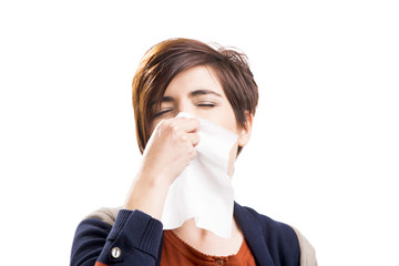 Sick woman