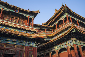 Fototapeta premium Yonghe Temple AKA Lama Temple in China