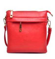 Red stylish women bag