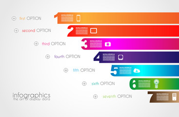 Timeline to display your data with Infographic elements