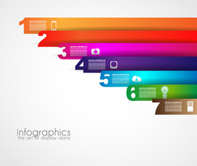 Timeline to display your data with Infographic elements - obrazy, fototapety, plakaty