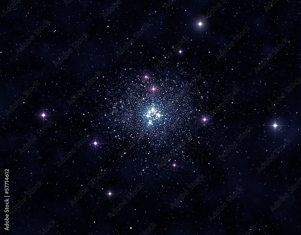 Wall mural stellar cluster