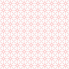 Seamless Dots and Floral Background