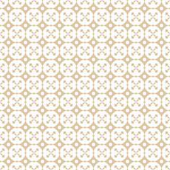 Seamless Dots and Floral Background