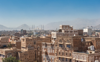 Panorama of Sanaa, Yemen