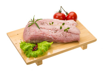 Raw pork meat