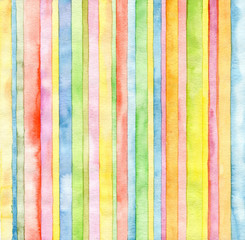 Abstract  strip watercolor painted background