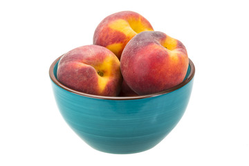 Peaches in the bowl