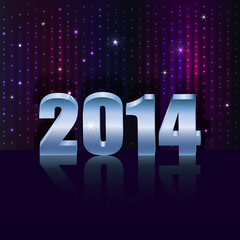 New 2014 year holiday vector background