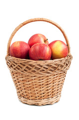 Naklejka na ściany i meble basket with apples
