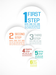 INFOGRAPHIC NUMBER OPTIONS  PROGRESS TEMPLATE