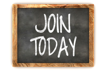 Fototapeta premium Blackboard Join Today