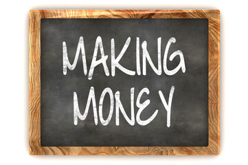 Fototapeta premium Blackboard Making Money
