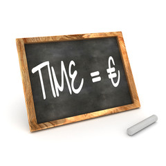 Fototapeta premium Blackboard Time=Money