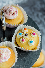 cake and cupcakes