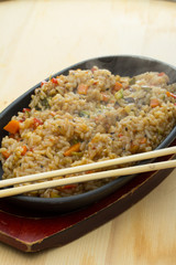 Rice with vegetables