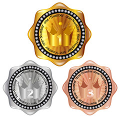 王冠　ナンバー　フレーム