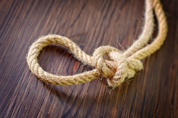 rope on wooden backgrounds
