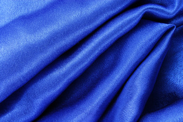 blue silk fabric texture