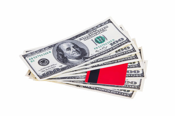 Credit Card and Dollar Bills