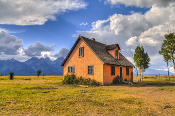 Obraz premium Mormon Row Grand Teton