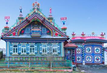 interesting architecture of russian house