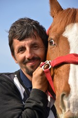 Homme et son cheval