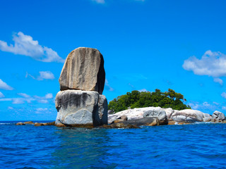 Stacked big stone made by nature, Koh Lipe, Satun, Thailand
