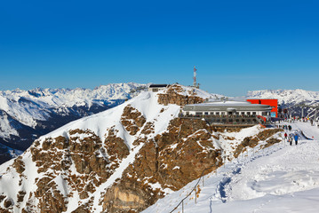 Cafe at mountains - ski resort Bad Gastein