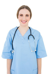 Woman doctor looking into the camera