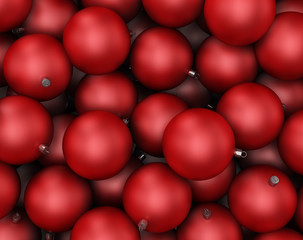 Many christmas balls