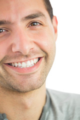 Obraz premium Casual smiling man looking at camera