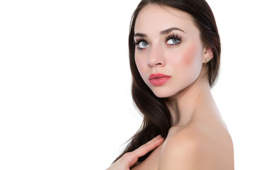 Fototapeta premium Portrait of pretty woman