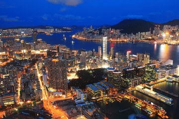 Hong Kong night view