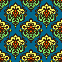 Ethnic Seamless pattern motif vector