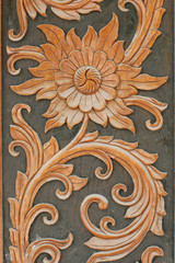 Thai pattern sculpture