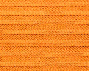 knitted fabric with a pattern of orange