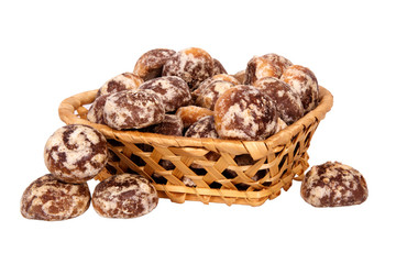 basket with spice-cakes