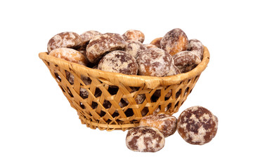 basket with spice-cakes