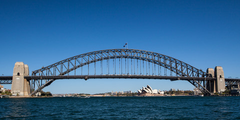 Fototapeta na wymiar Sydney Harbour Bridge on a Clear Day