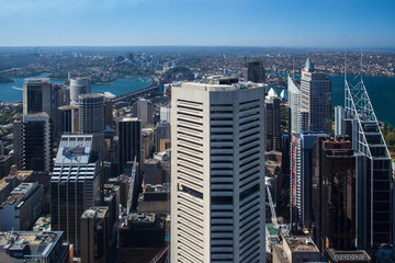 Fototapeta na wymiar Aerial View of Sydney Looking North