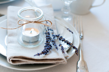 Provence style table setting